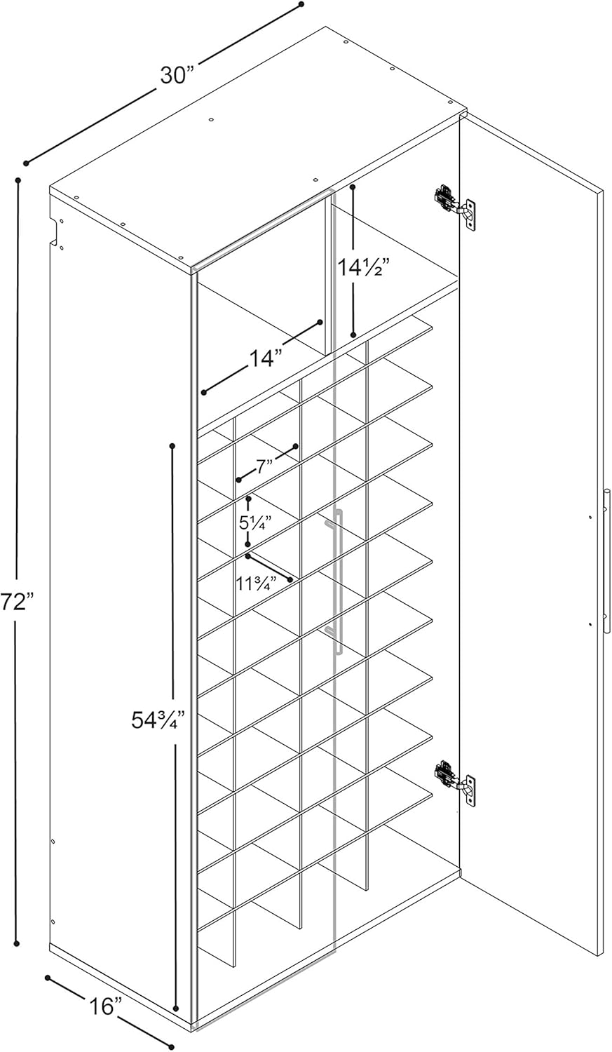 White Storage Cabinet M991