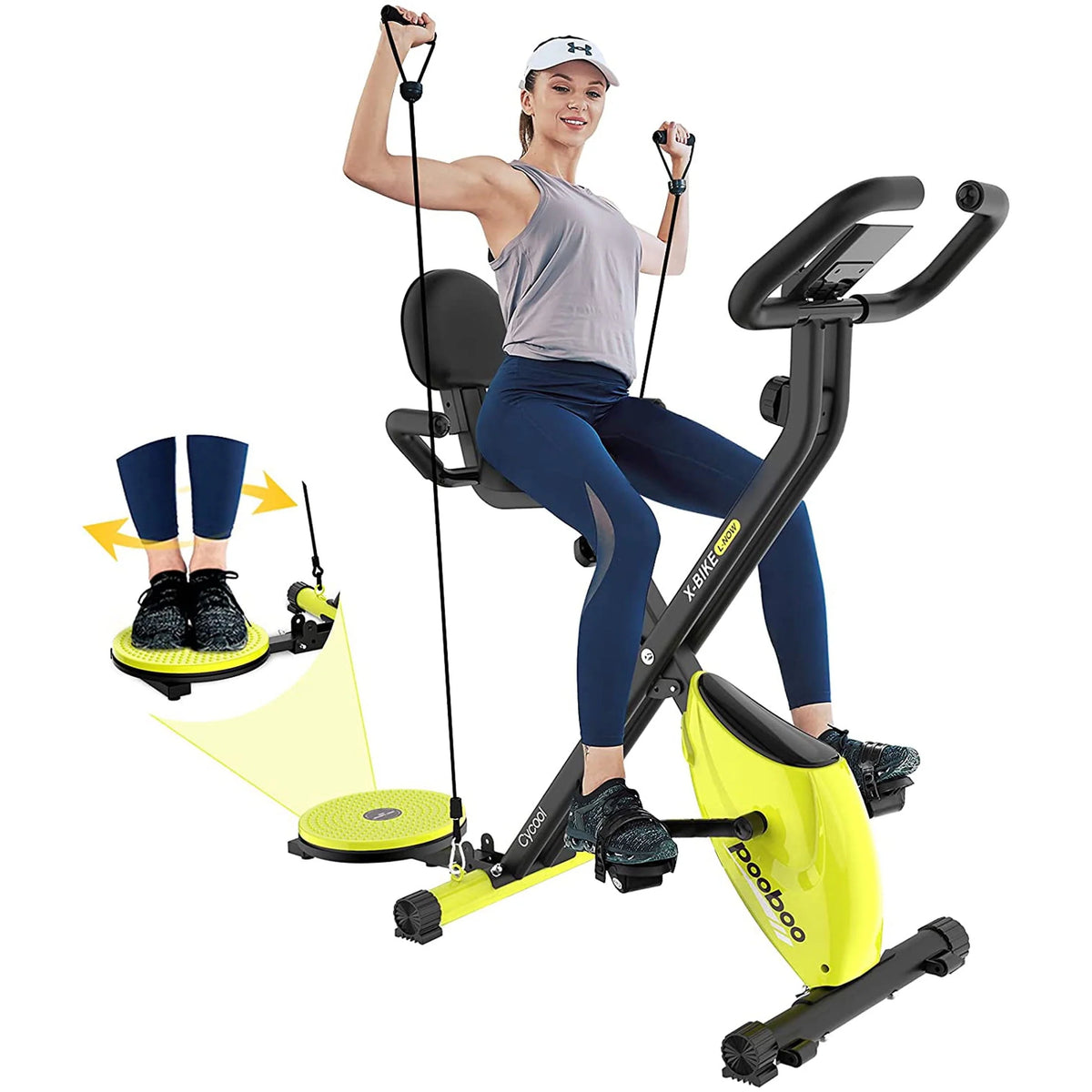 220 Lbs Magnetic Indoor Cycling Bike Belt Drive C966