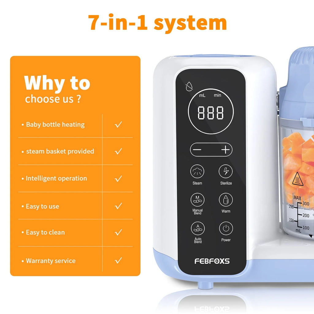 Blue Multi-Function Baby Food Maker D936103
