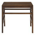 Modular Outdoor Acacia End Table Dark Brown X7325