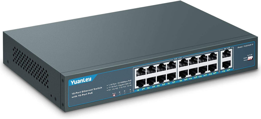 18 Port PoE Switch with 250W Built-in Power V757