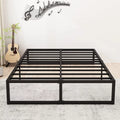14 Inch California King Heavy Duty Metal Platform Bed Frame, Black B8587