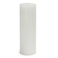 White Unscented Paraffin Pillar Candle W617
