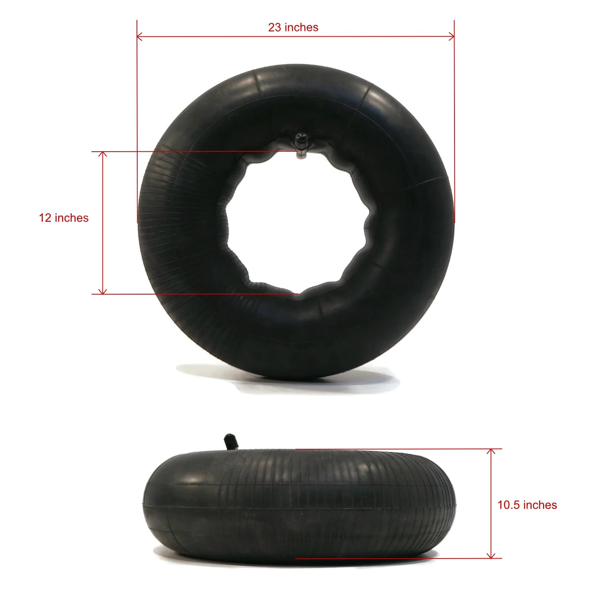 2 Tire Inner Tubes 25x8x12 TR13 Straight Valve Q58421
