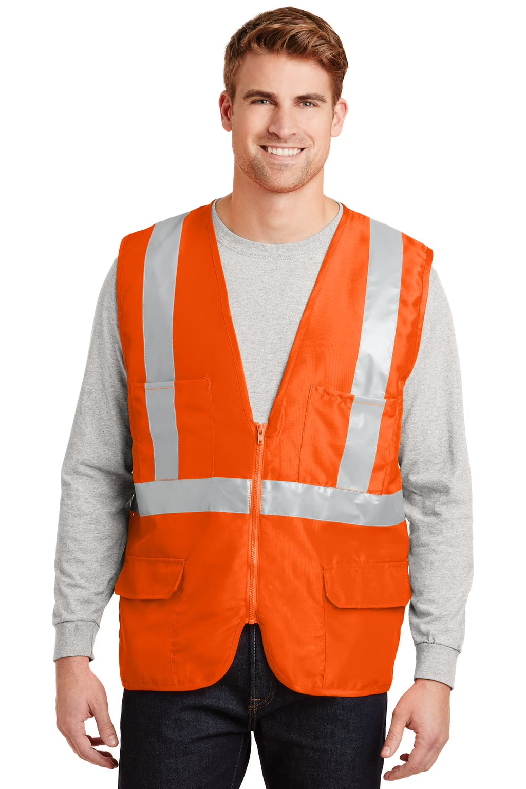 ANSI 107 Class 2 Mesh Back Safety Vest B6359