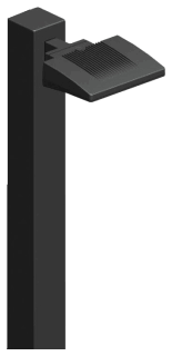LED Area Light 26W Cool with Square Pole Mount Adaptor Bronze and 277V Photocell K402