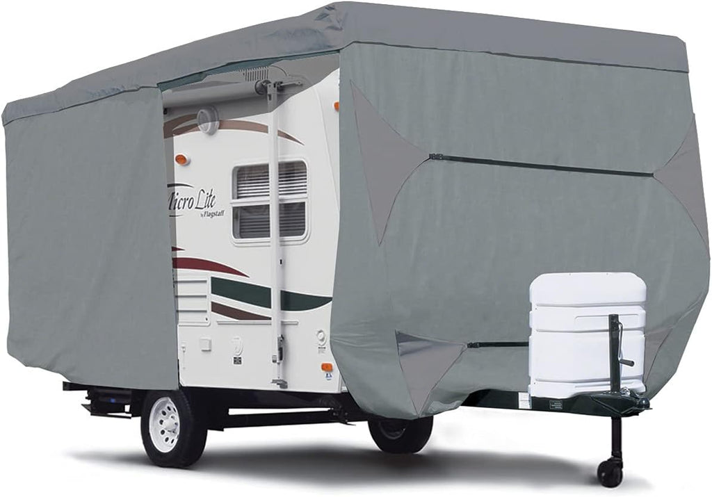 Travel Trailer RV Cover with Access Panels Fits 21'-22'L R154540