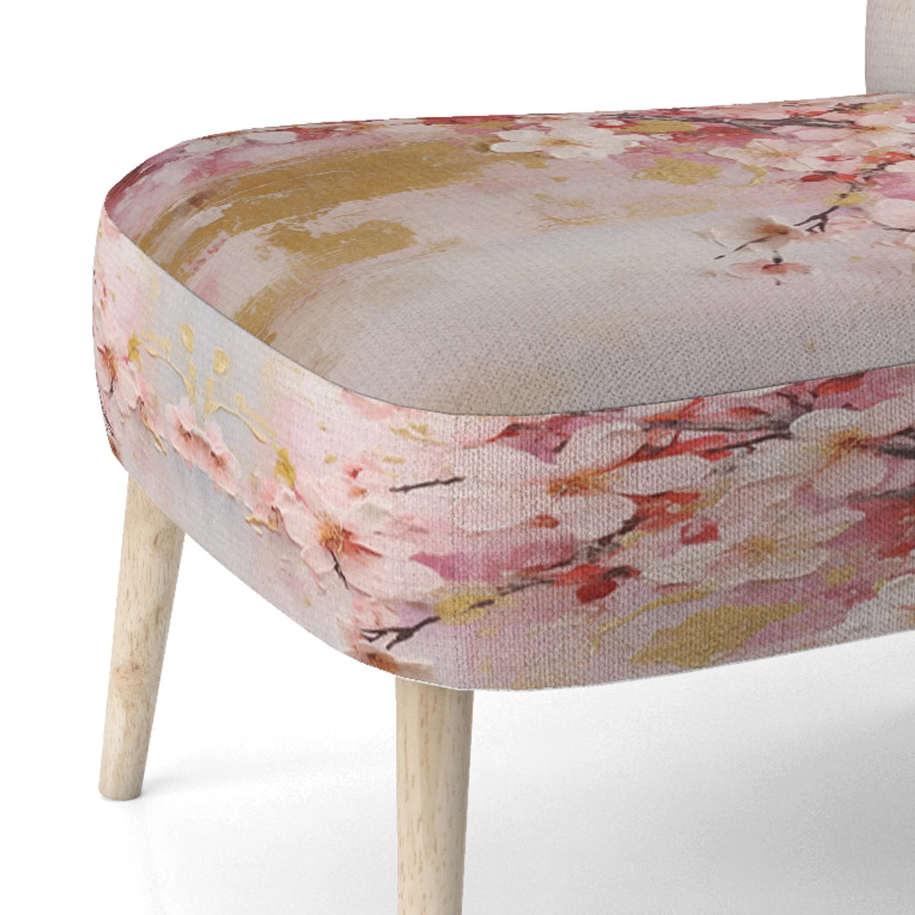 Upholstered Floral Accent Chair and Traditional Arm Chair X5916