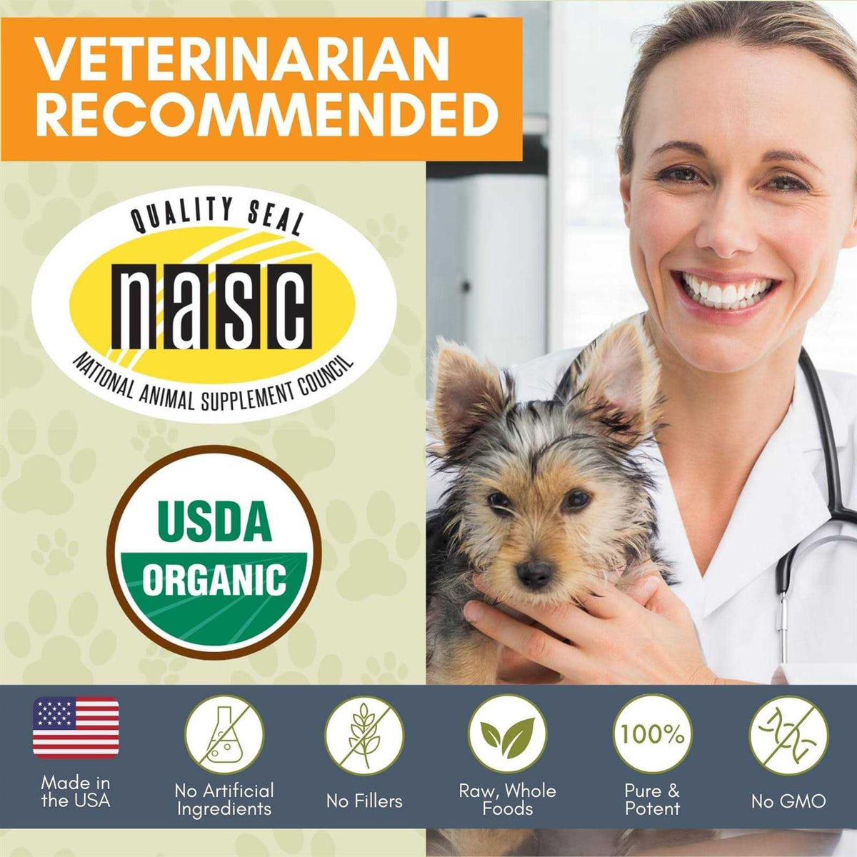 Organic Pumpkin Supplement for Dogs E305