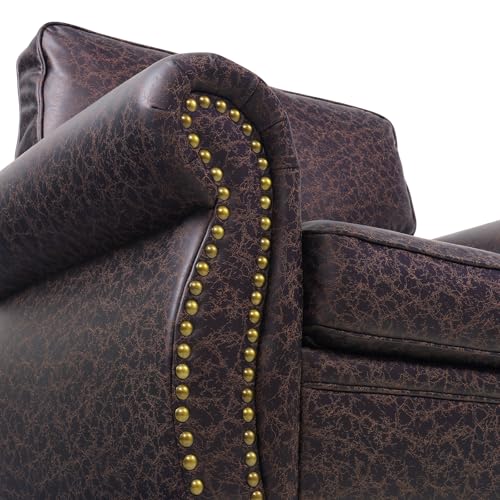 3-Seater Sofa with Removable Cover and Solid Wood Frame C7192