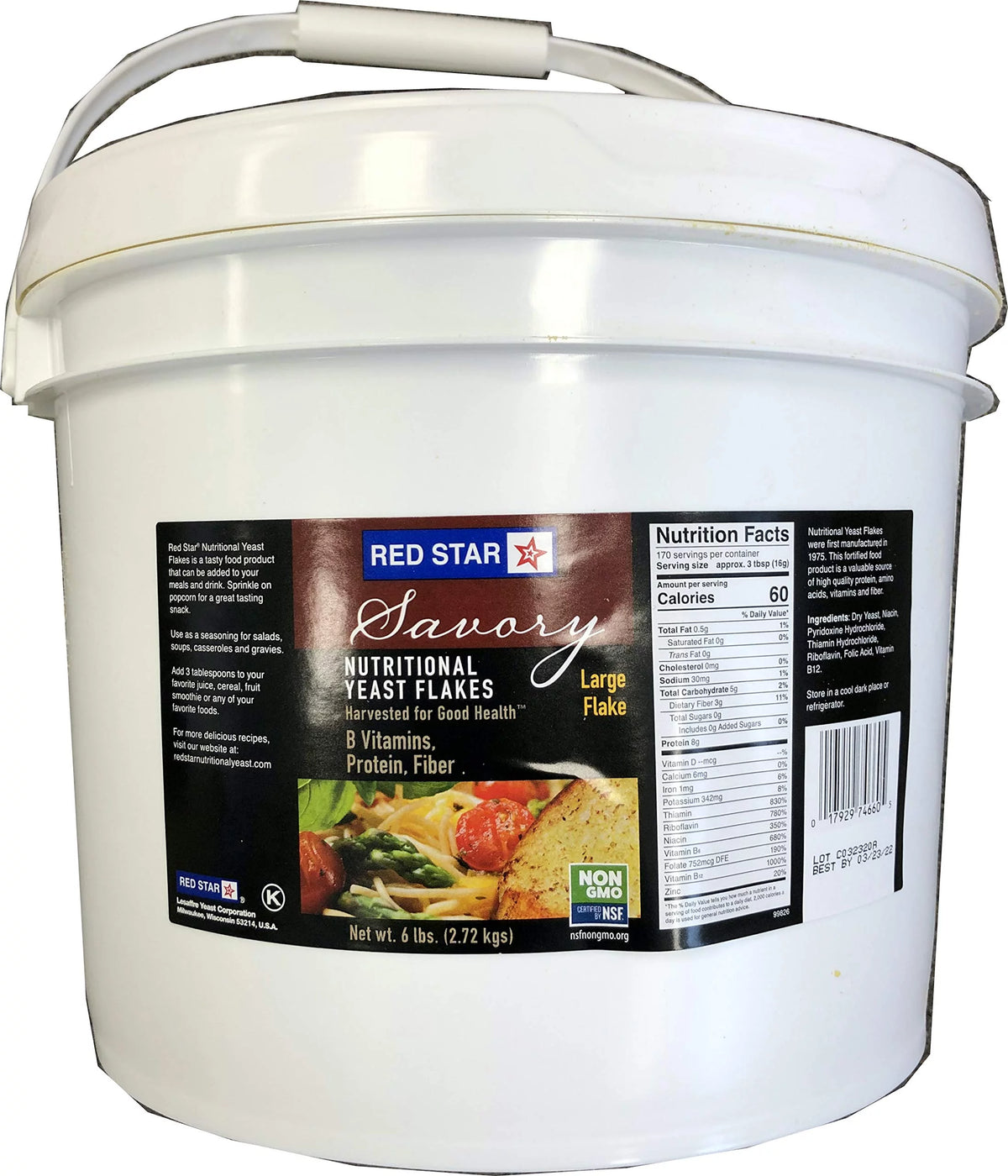 Large Yeast Flake, 6 Pound Y293