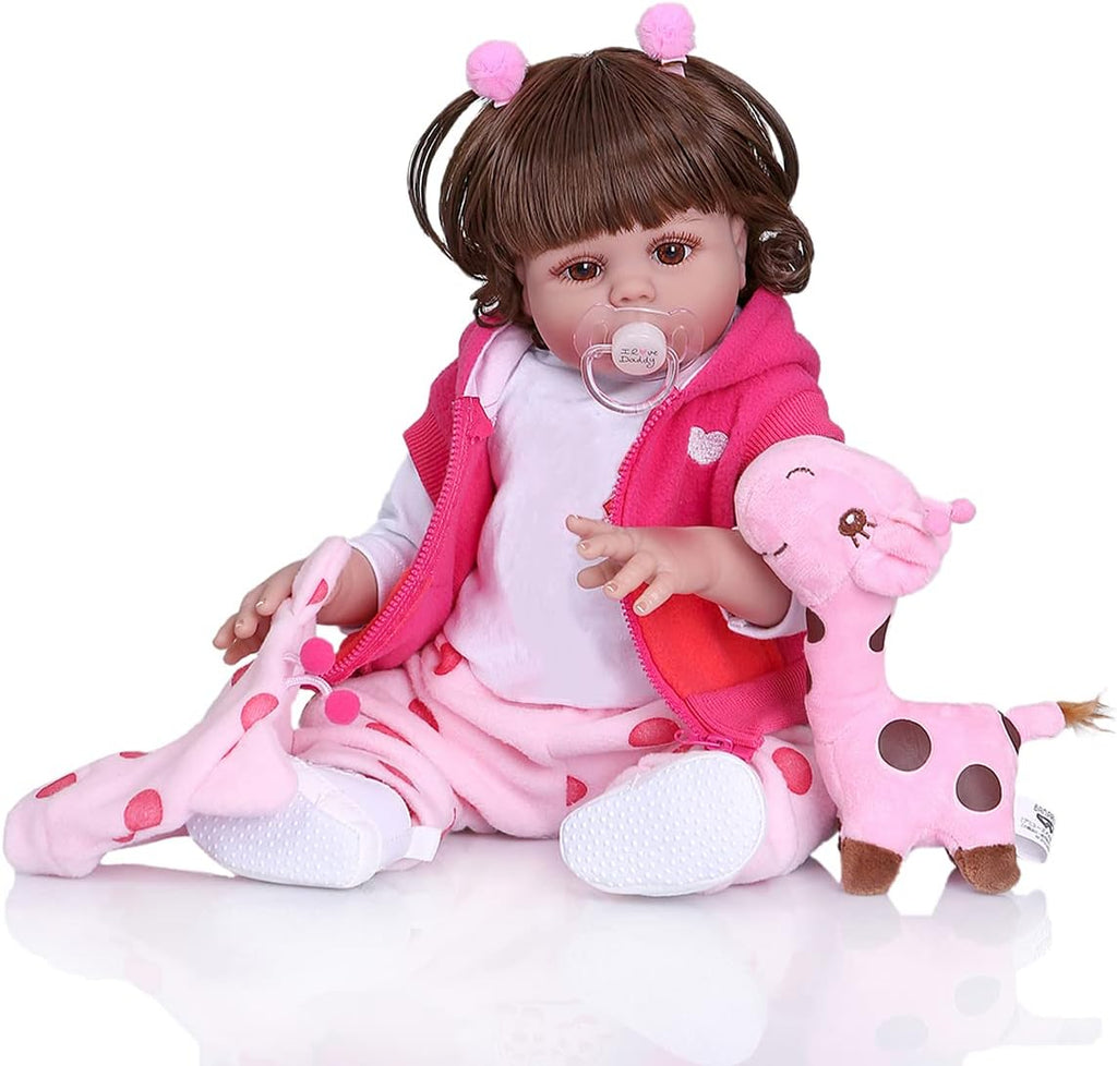 18inch 47cm Waterproof Soft Silicone Vinyl Full Body Reborn Baby Dolls K996