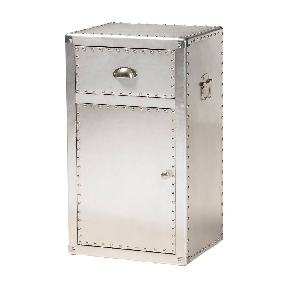 French Industrial Accent Storage Cabinet with 1 Door V41201