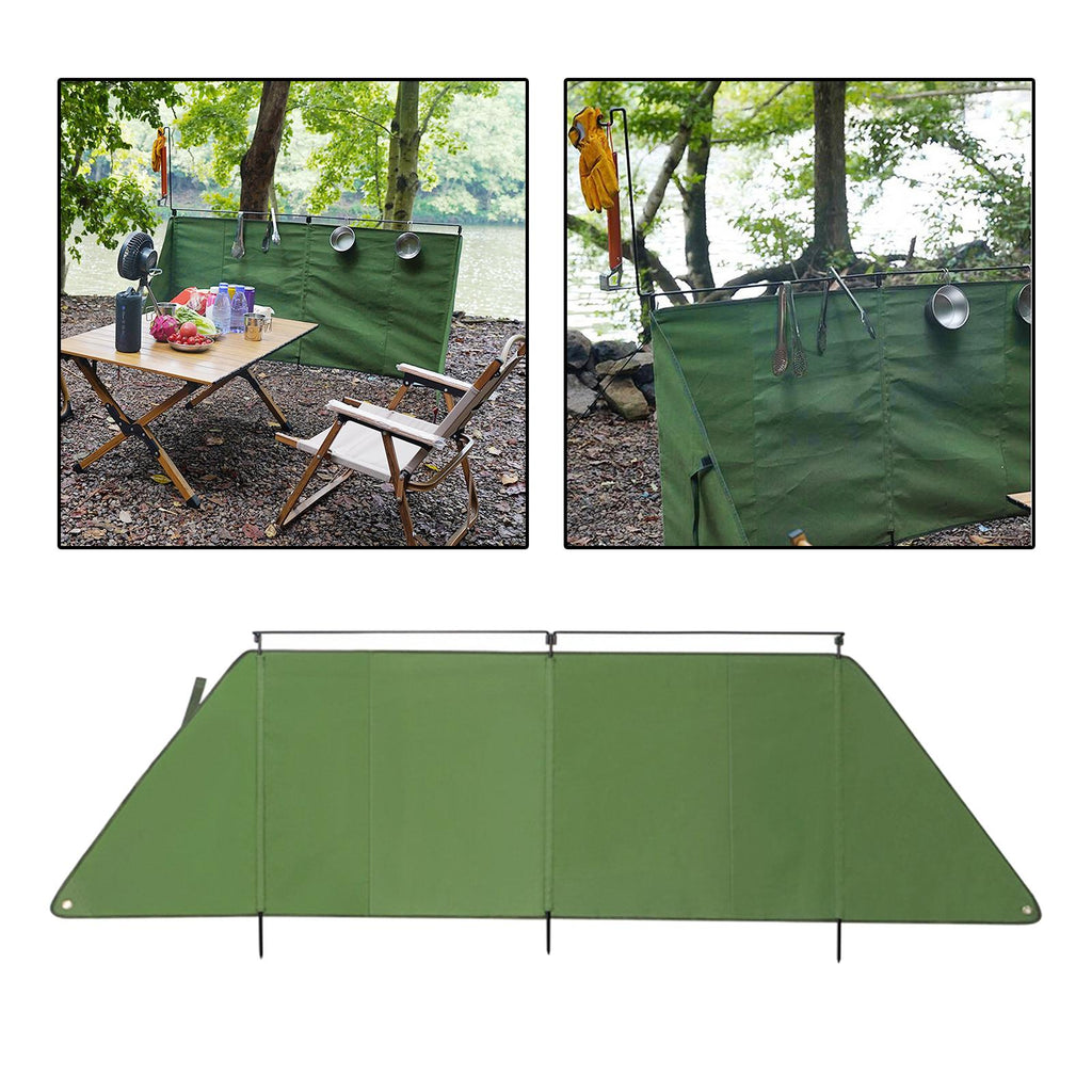 Folding Green Windproof Windscreen Z852