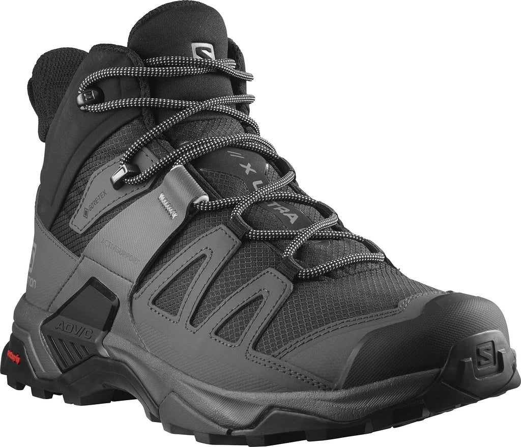 Black / Magnet / Pearl Blue Mid Wide GTX Hiking Shoes R735