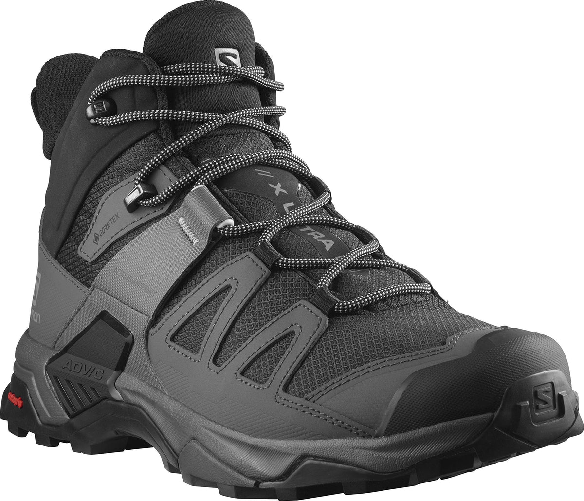 Black / Magnet / Pearl Blue Mid Wide GTX Hiking Shoes R735