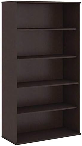 5 Shelf Bookcase in Mocha Cherry Q2846