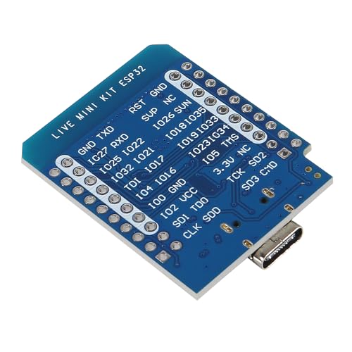 5PCS Type C D1 Mini ESP32 ESP-WROOM-32 CP2104 WLAN WiFi Bluetooth IoT Development Board T1316