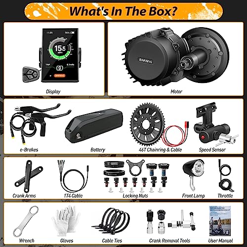 48 V 1000 W Mid Motor Electric Bike Conversion Kit N31864