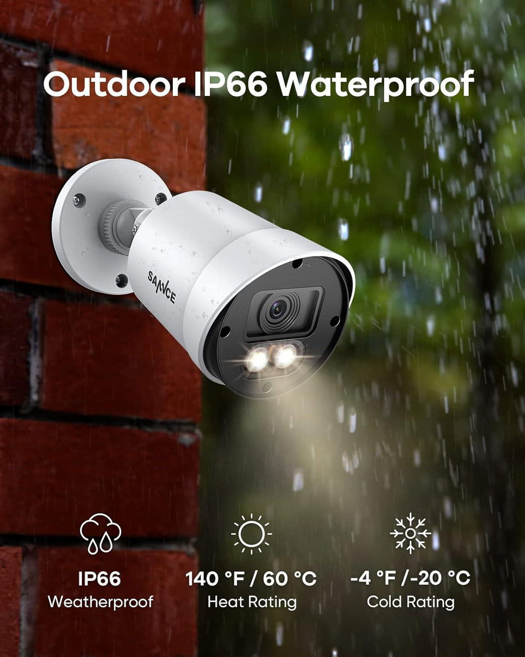 8CH 5MP-N Wired CCTV Camera System with 4x1080P Outdoor Cameras and 1TB Hard Drive E8559