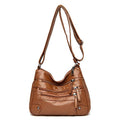 Soft PU Leather Crossbody Bag with Adjustable Strap V2916