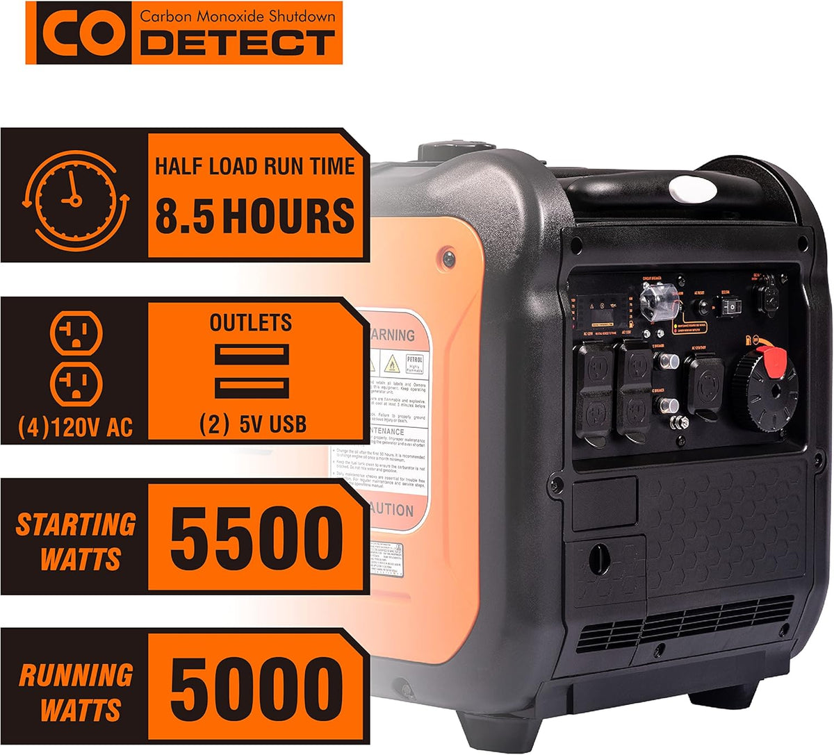 Gas Powered Inverter Generator K27646