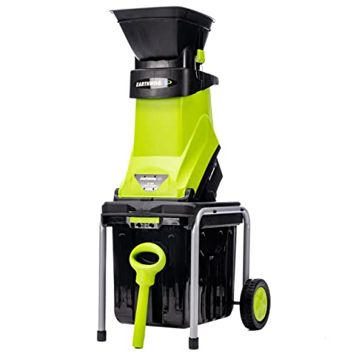 15-Amp Garden Corded Electric Chipper with Collection Bin Q474