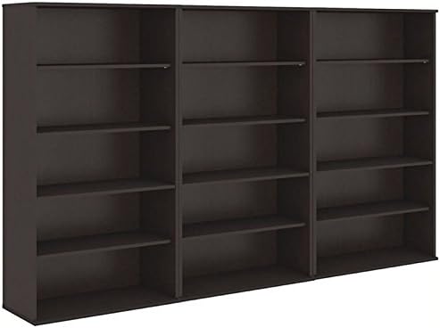 5 Shelf Bookcase in Mocha Cherry Q2846