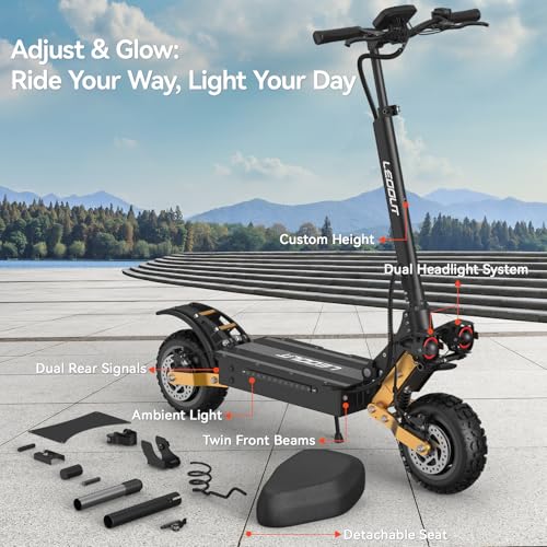 Electric Scooter, 5600W Motor, 59Mi Range K8030