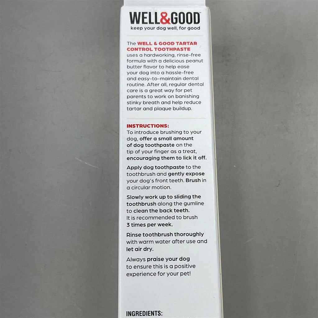 Tartar Control Toothpaste for Dogs X53790
