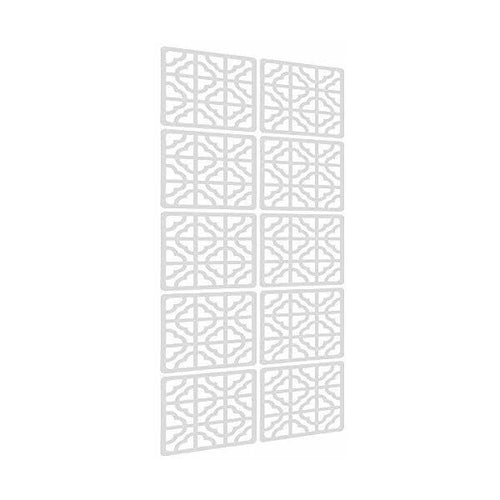 10Pieces Wood-Plastic Hanging Room Divider Q71189