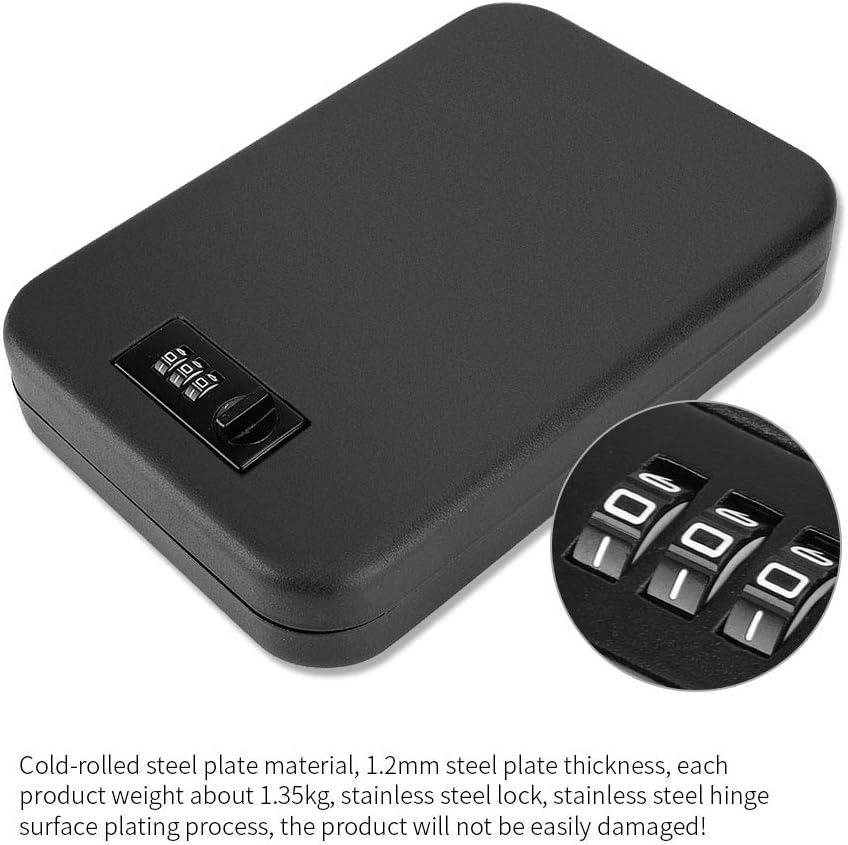 Portable Fireproof Waterproof Security Case with Key Lock E128