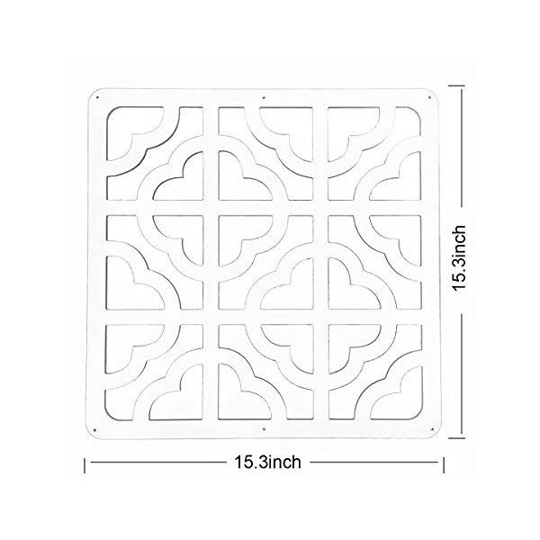 10Pieces Wood-Plastic Hanging Room Divider Q71189
