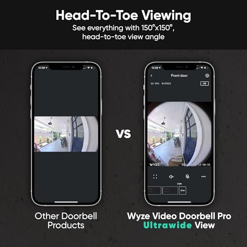 Wireless Video Doorbell Pro, 1440 HD Video, 2-Way Audio, Night Vision V672