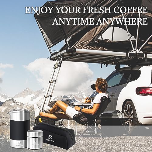 Single Serve 1 Cup Small Stainless Steel Thermal Double Walled French Press 350ML G384