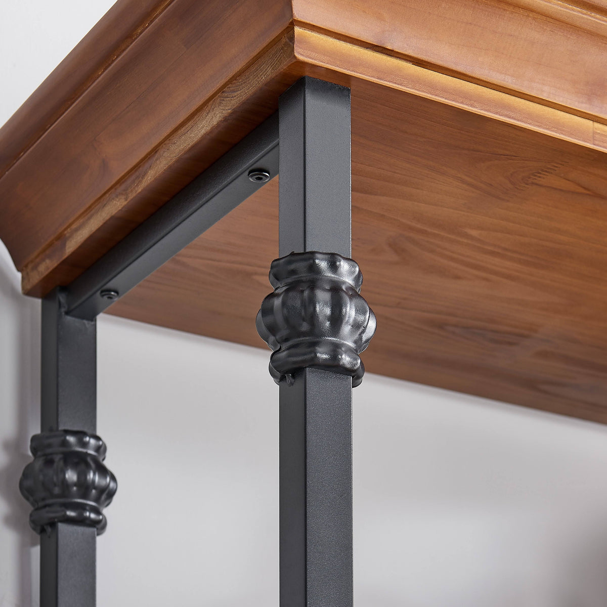 6-Tier Wood and Metal Open Bookcase T16460