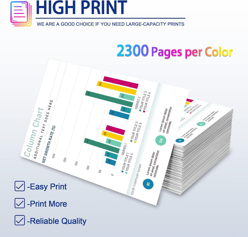 Compatible Magenta Toner Cartridge 2-Pack C663468