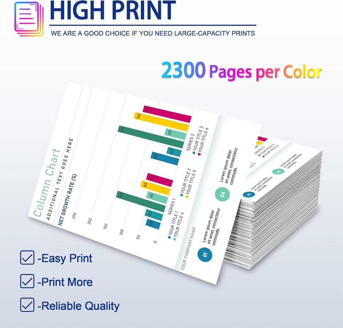 Compatible Magenta Toner Cartridge 2-Pack C663468