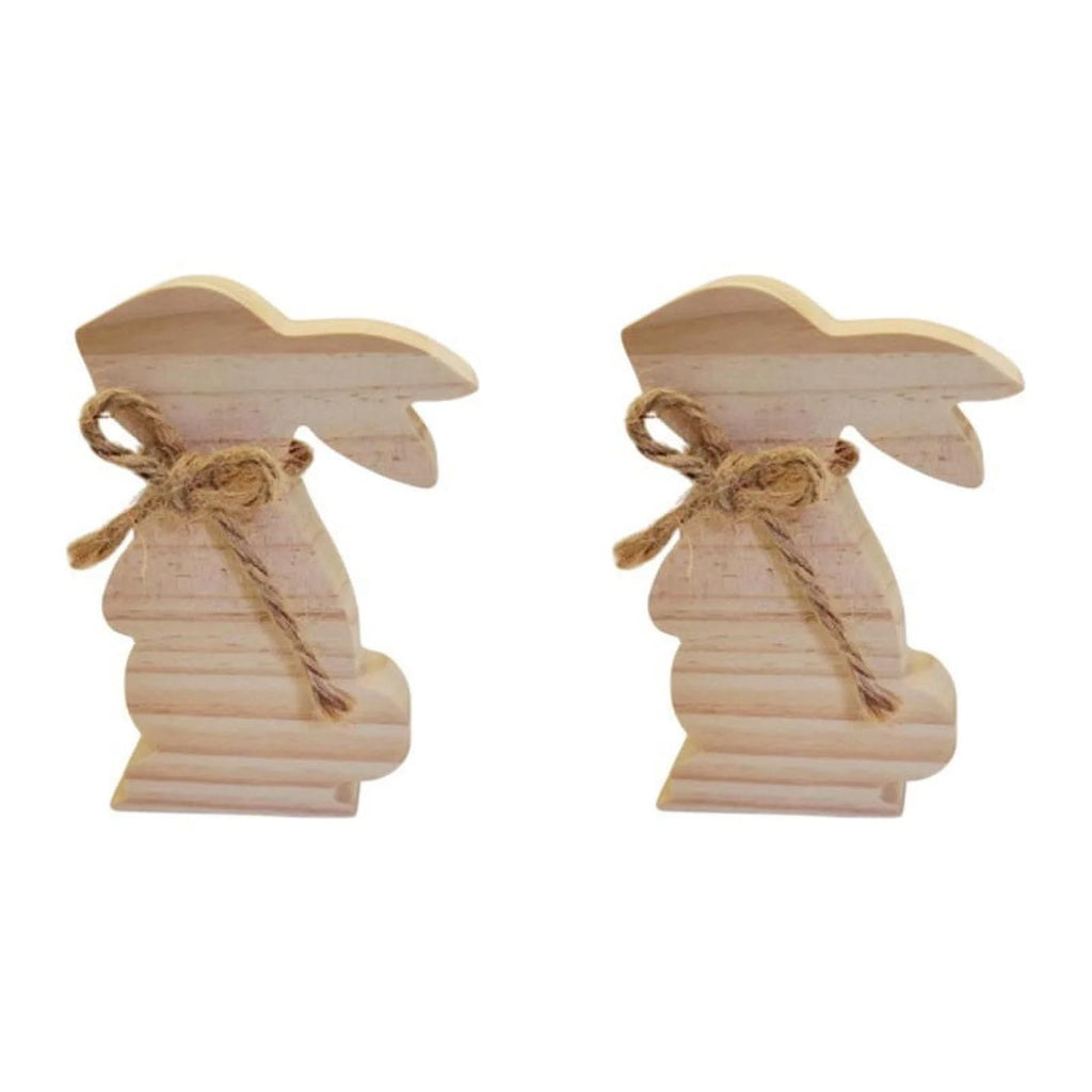 Easter Rabbit Wooden Ornaments I595007