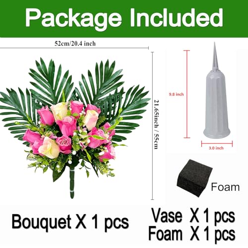 White-purple Artificial Flowers L670726