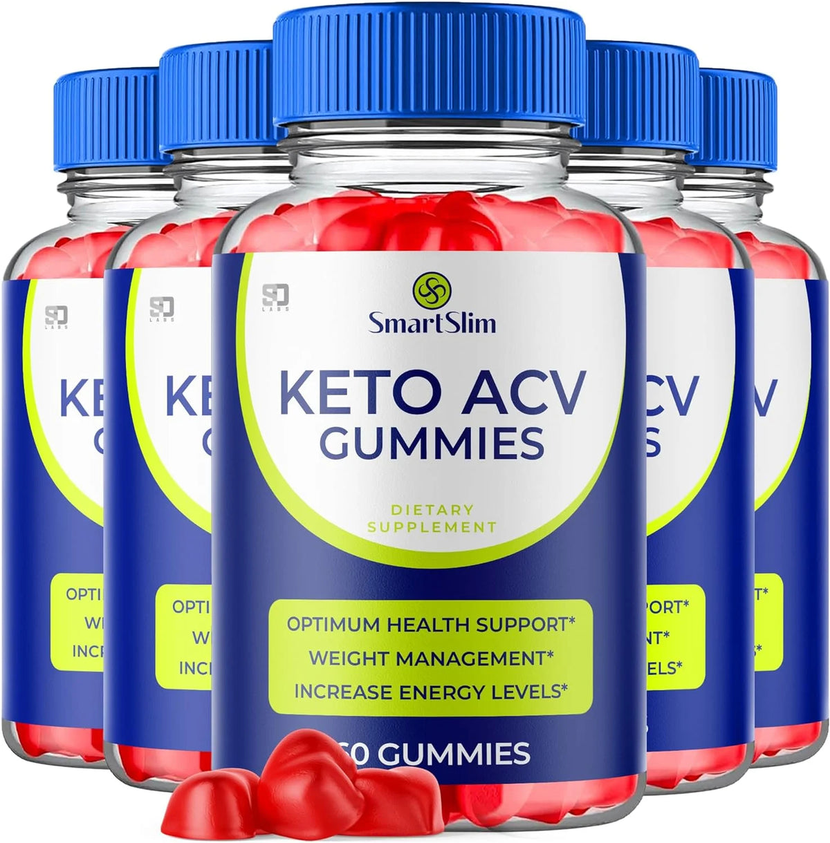 (5 Pack) 1000MG Apple Cider Vinegar Keto Gummies (300 Gummies) S7017