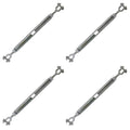 1/2 Inch x 12 Inches Galvanized Jaw and Jaw Turnbuckles P32997