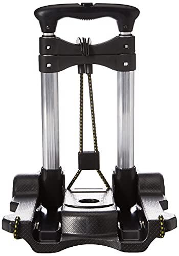 Black Compact Folding Luggage Cart Y237213