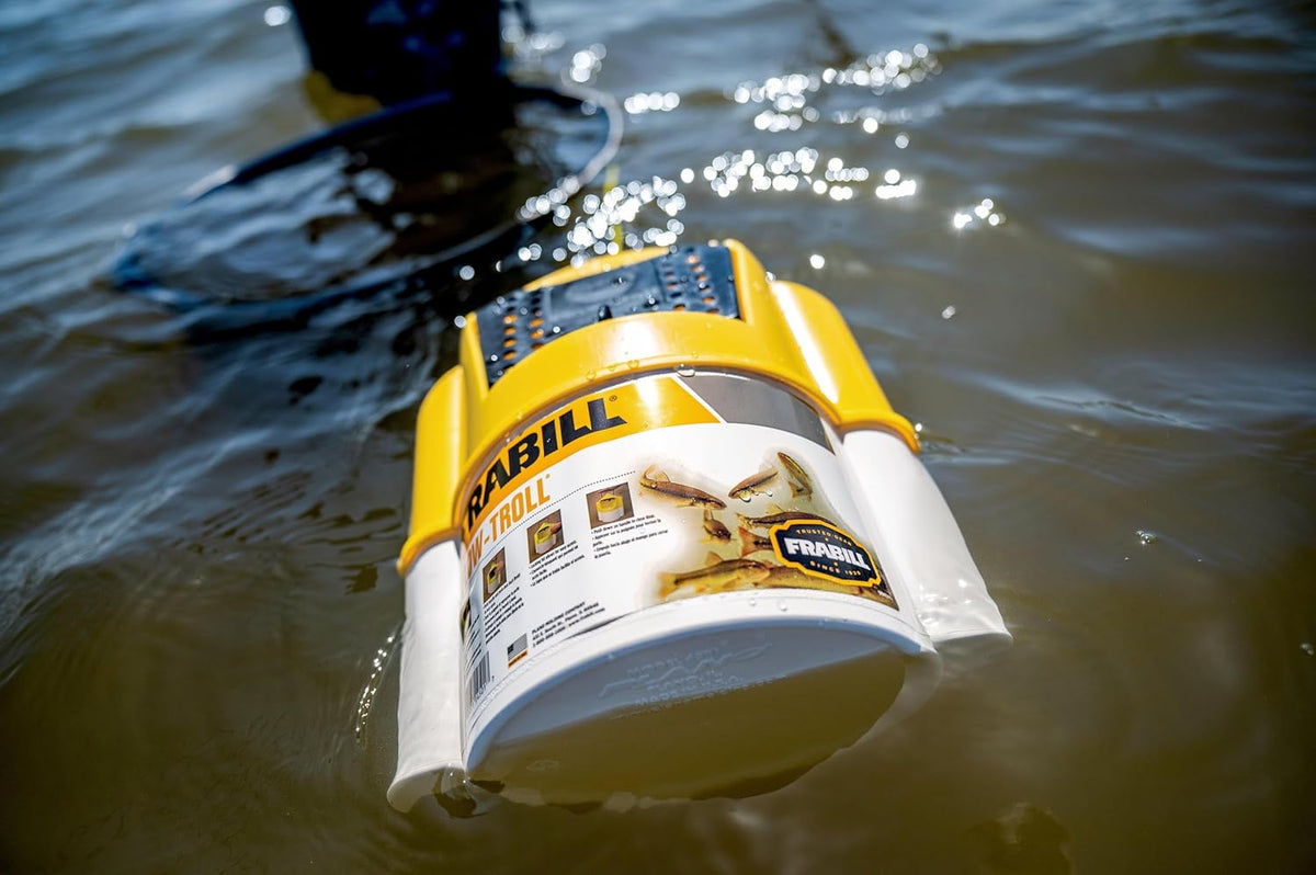 6-Quart Yellow White Bait Container V5535