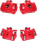 Red Semi-Loaded Calipers and Hardware Brake Kit R235452