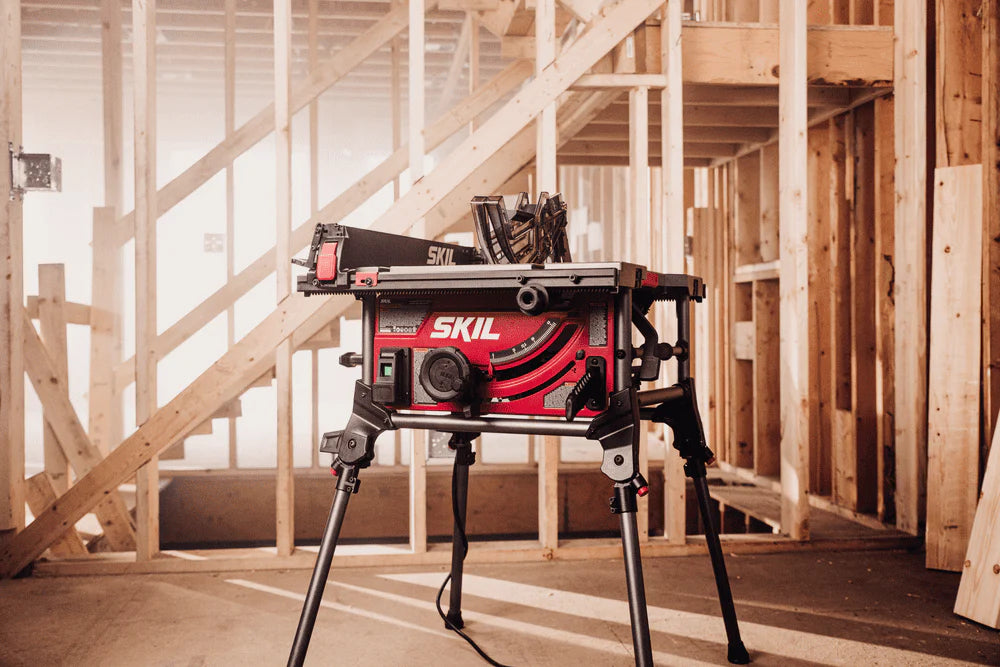 15 Amp 10'' Corded Electric Table Saw with Folding Stand U69089