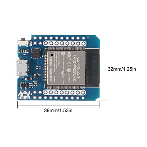 5PCS Type C D1 Mini ESP32 ESP-WROOM-32 CP2104 WLAN WiFi Bluetooth IoT Development Board T1316