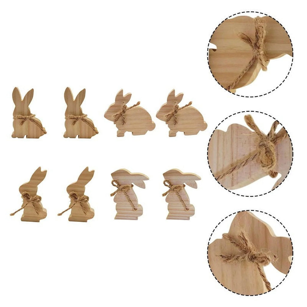 Easter Rabbit Wooden Ornaments I595007