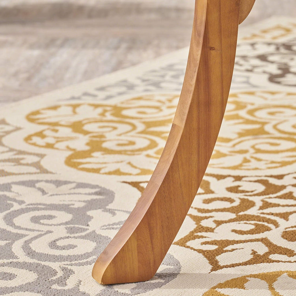 Round Acacia Wood Dining Table M318