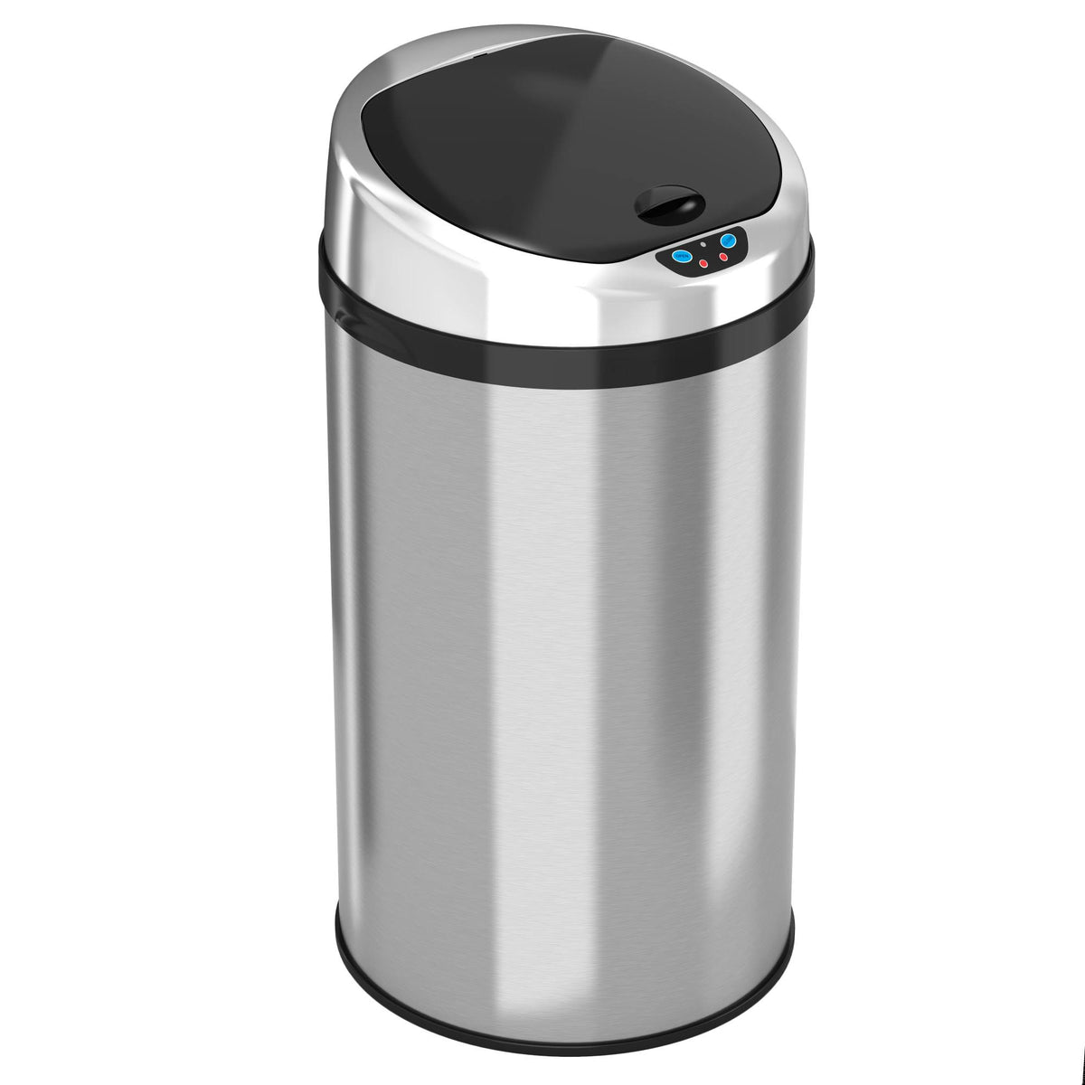 8 Gal Touchless Stainless Steel Trash Can L261